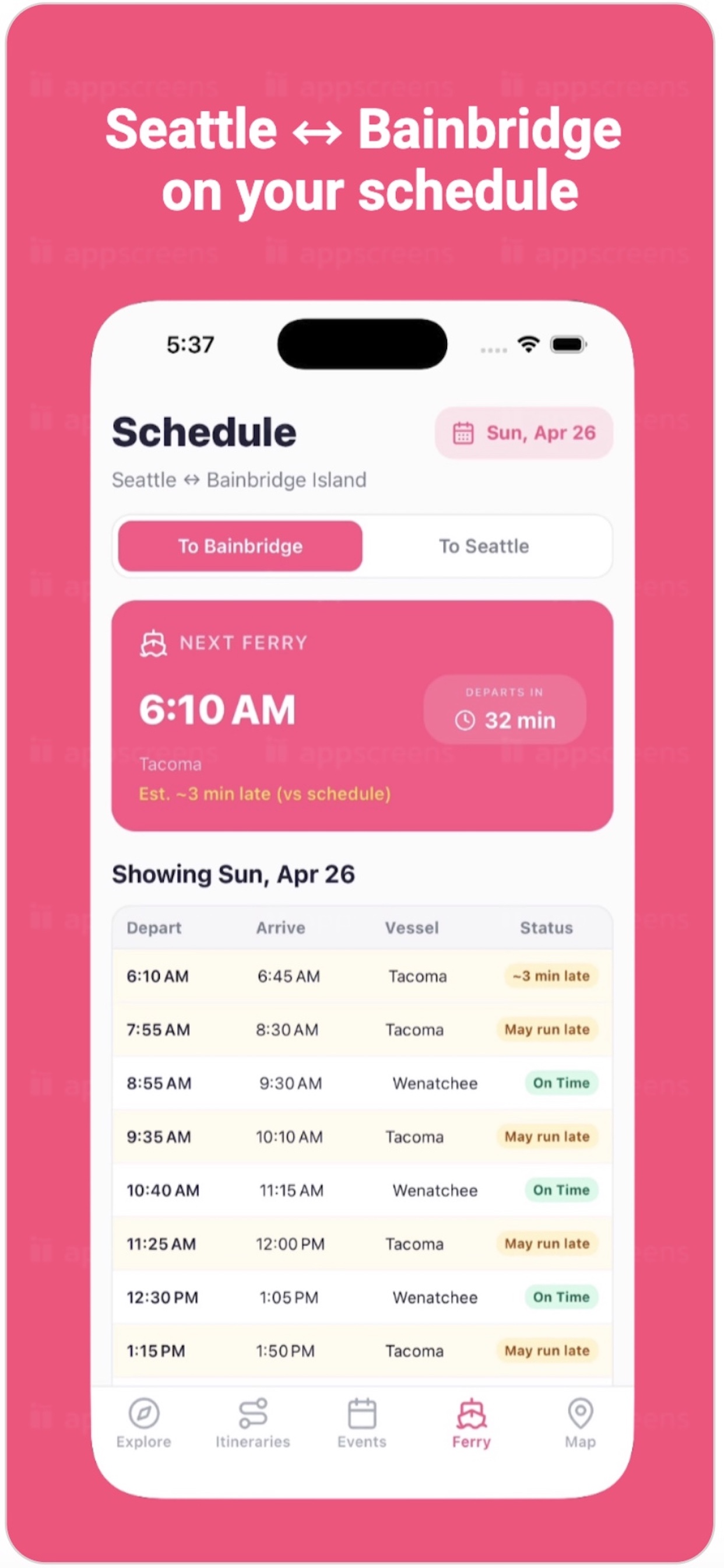 Explore Bainbridge app screenshot 4