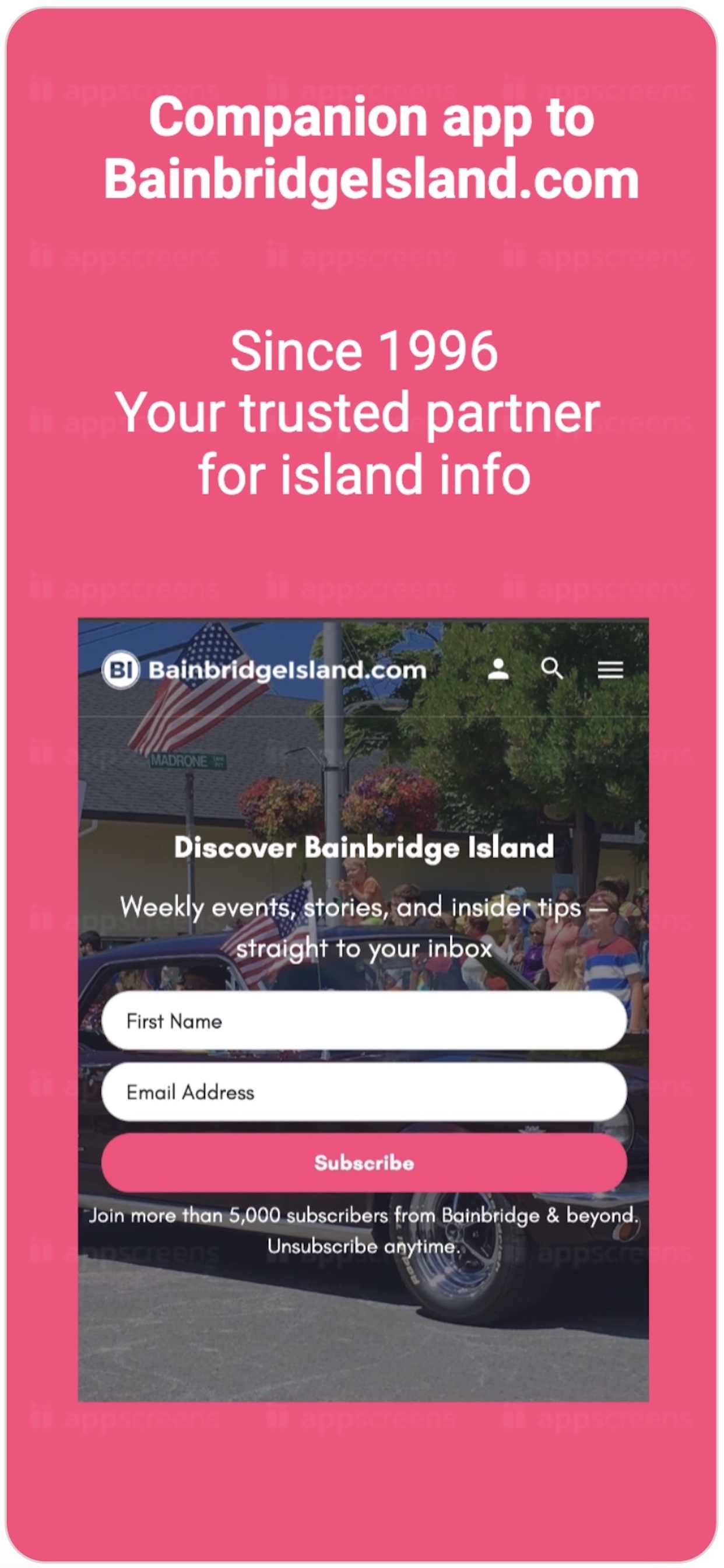 Explore Bainbridge app screenshot 6